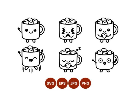 A Brand Designer’s Review of Cute Marshmallow Mug Graphics