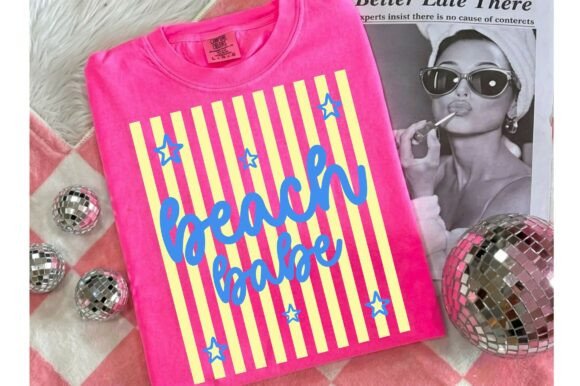 A Coastal Vibe Graphic Asset for T-Shirt Designs and Small Business Branding