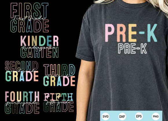 A Design Asset Review: School Grade Graphics for T-Shirt and Editorial Use