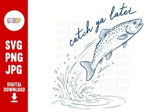 A Vintage Fishing SVG for Modern Creative Projects