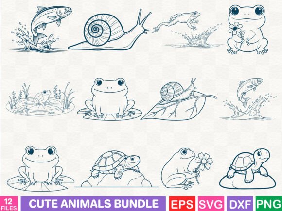 Brand Designer's Review: The Cute Animals SVG Graphics Bundle