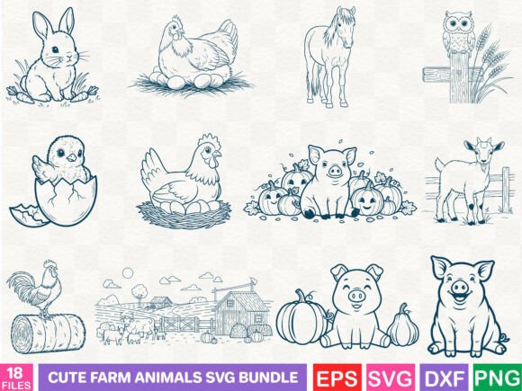 Cute Farm Animals Graphics: A Designer's Practical Review