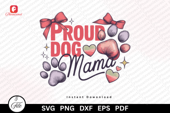 Dog Paw Design Graphics for Pet Lover Illustrations