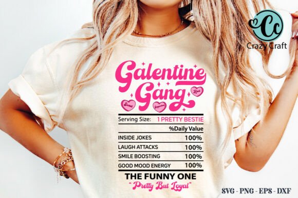 Galentine Gang Graphics for T-Shirt Designs