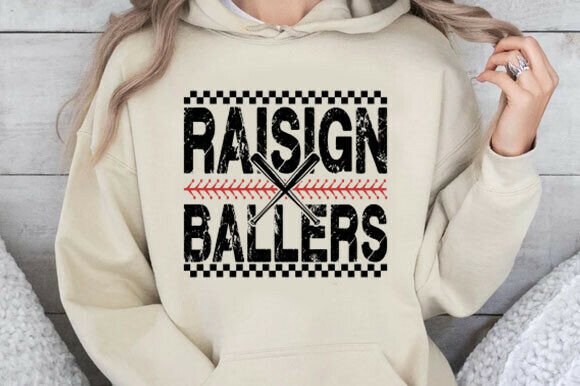 Raisign Ballers Baseball Graphics for T-Shirt Designs