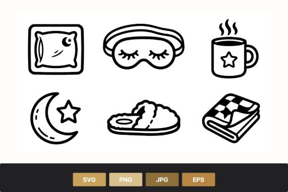 Reviewing a Sleep & Comfort Graphics Set for Editorial Use