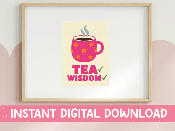 Tea Wisdom Check: A Versatile Graphic for Campaigns