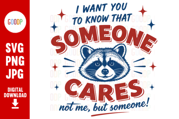 The Funny Someone Cares Raccoon: A Design for Snarky Stitching